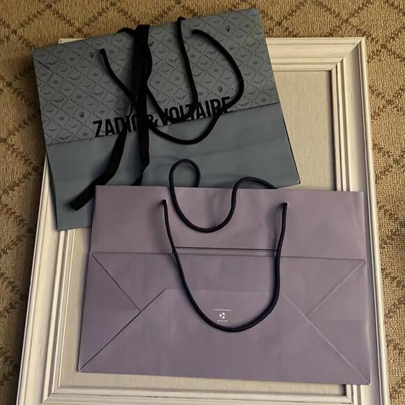 Designer shopping bags - set of 4 w KREWE sunglass box